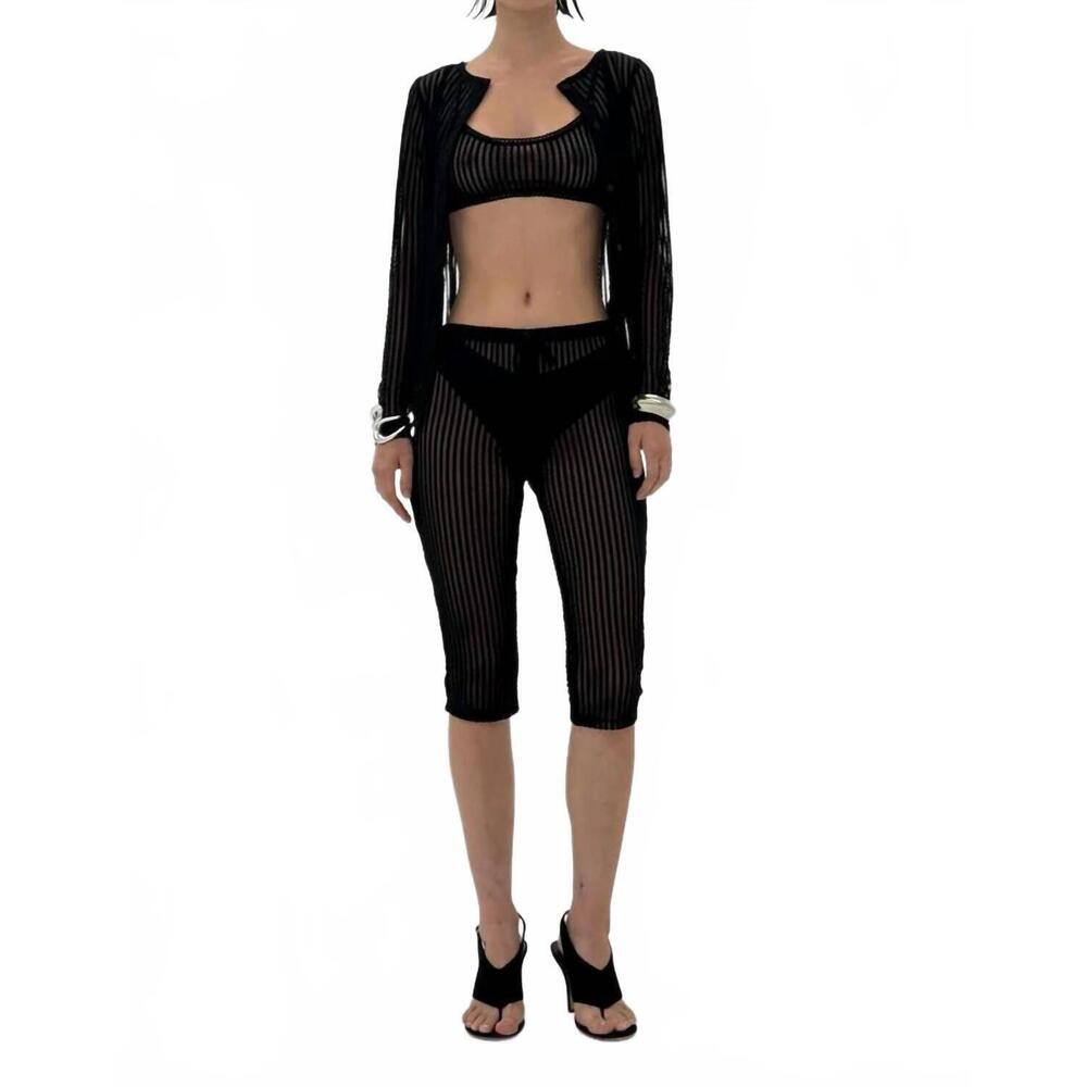 NEW FIND ME NOW addison capri pants in black